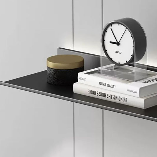 Modern Metal Bookcase Wall Mounted Floating Bookshelf for Living Room