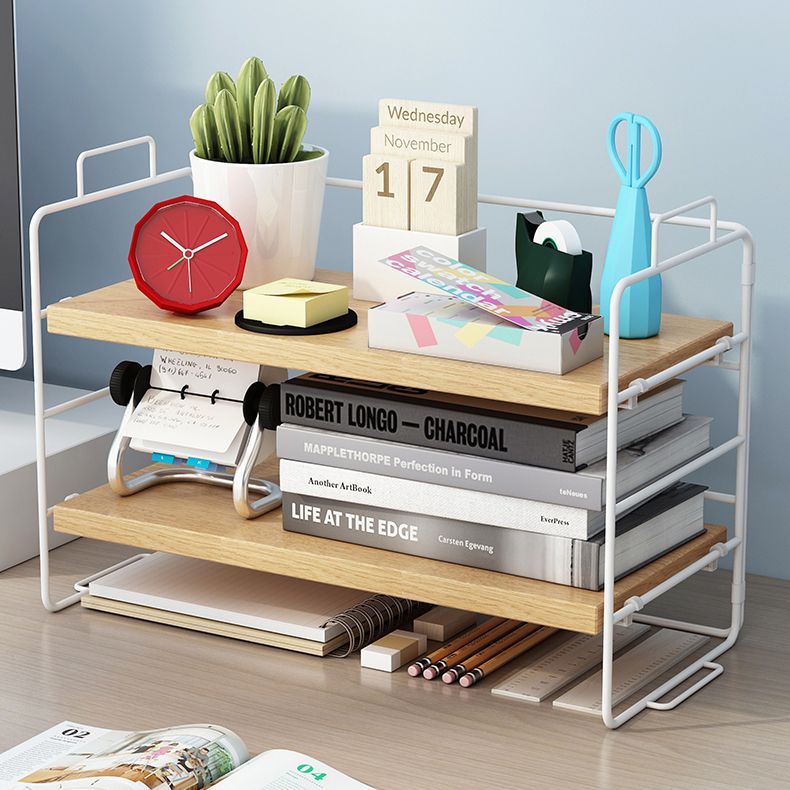 Contemporary Style Bookshelf Engineer Wood Bookcase for Office