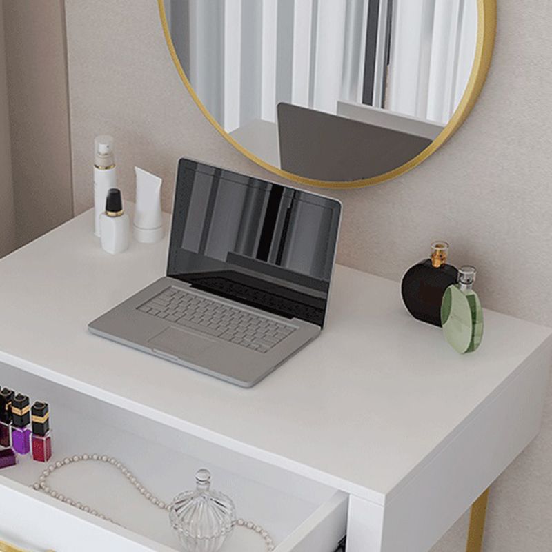 15,74 "Contatore di trucco largo con tavoli da vanità a specchio con cassetti di archiviazione