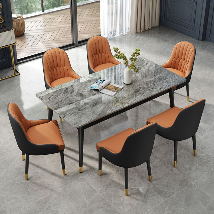 Simplicity Style Rectangle Home Furniture Stone Dining Table with 4-foot Clearhalo ' dining_table' 'Accueil' 'Cuisine et Meubles de Salle √† Manger' 'Dining Tables & Seating' 'Dining Tables' 'furn' 'furn_dining_table' 'Furniture' 'furniture_dining_table' 'Kitchen & Dining Furniture' 'kitchen&dining_furn' 'kitchen' 'kitchen_dining_table' 'Meubles' 'Tables de Salle √† Manger & Si√®ges' 'Tables √† Manger' 1200x1200_bb07c02e-3f4c-4eb7-b74e-2c88d3feef95