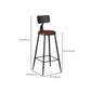 Solid Wood Top Bar Table Set 1/3/5 Pcs Iron Frame Bar Table and Stools Clearhalo 'Bar Furniture' 'furn' 'furn_home_bar_bar_sets' 'Furniture' 'Home Bars & Bar Sets' 'home_bar_bar_sets' 'Kitchen & Dining Furniture' 1200x1200_bb07c429-8281-4b1f-be42-205ab5aea3dc