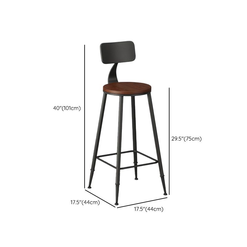 Solid Wood Top Bar Table Set 1/3/5 Pcs Iron Frame Bar Table and Stools Clearhalo 'Bar Furniture' 'furn' 'furn_home_bar_bar_sets' 'Furniture' 'Home Bars & Bar Sets' 'home_bar_bar_sets' 'Kitchen & Dining Furniture' 1200x1200_bb07c429-8281-4b1f-be42-205ab5aea3dc