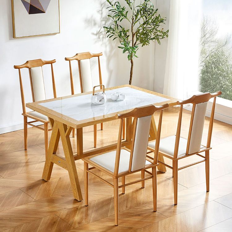 Modern Metal Dining Room Chair High Back Leather Dining Chair for Restaurant Use Clearhalo ' kitchen&dining_furn' 'Dining Chairs' 'Dining Tables & Seating' 'dining_chair' 'furn' 'furn_dining_chair' 'Furniture' 'furniture_dining_chair' 'Kitchen & Dining Furniture' 'kitchen' 1200x1200_bb096eed-78e3-4aa7-9490-35daec65a498