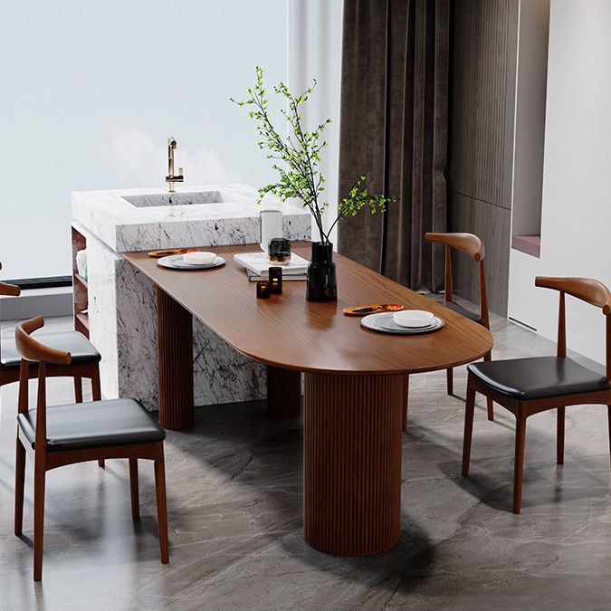 Free Form Pine Wood Table for Restaurant Modern Indoor Table with 3 Legs Clearhalo ' dining_table' 'Dining Tables & Seating' 'Dining Tables' 'furn' 'furn_dining_table' 'Furniture' 'furniture_dining_table' 'Kitchen & Dining Furniture' 'kitchen&dining_furn' 'kitchen' 'kitchen_dining_table' 1200x1200_bb0bbd2d-7cd9-4e8e-9304-2b345fd697ea