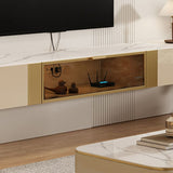 Console con console con console media mobile contemporanea con porte per soggiorno