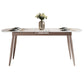 Table à manger extensible rectangle table à manger moderne pour salle à manger