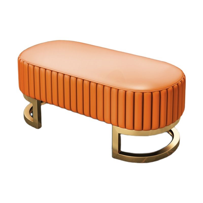 Panca da letto rettangolare glam panca moderna dei posti a sedere con rivestimento