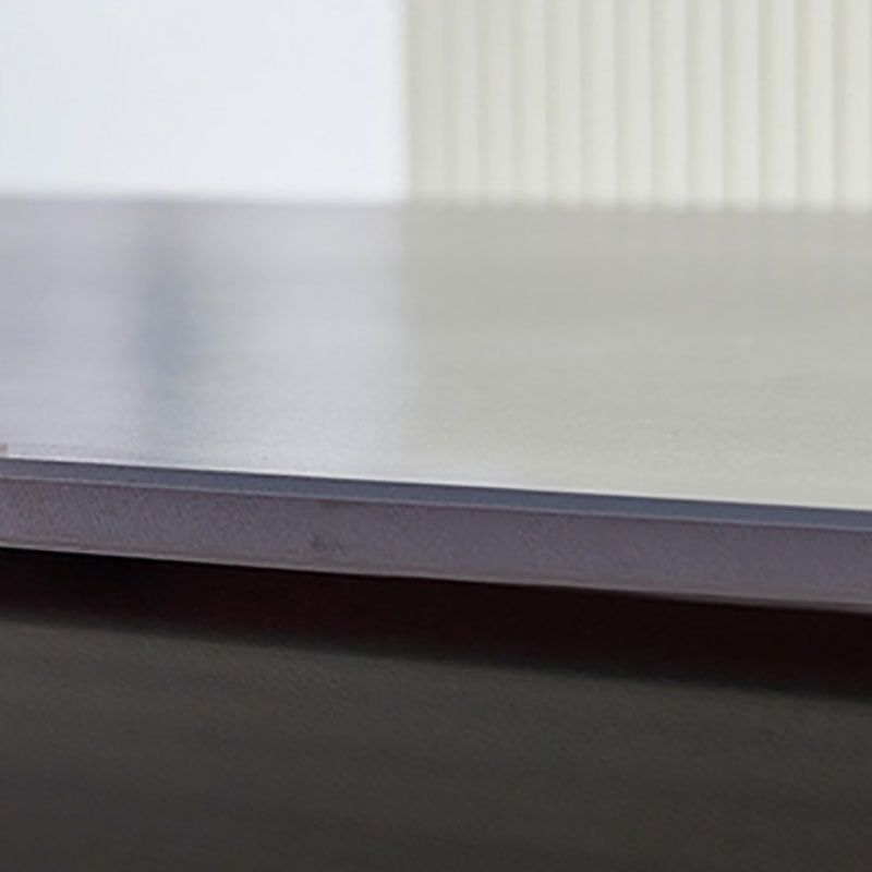 Modern Rectangle Dining Table Sintered Stone Top Table with 4 Black Metal Legs Clearhalo 'Dining Tables & Seating' 'Dining Tables' 'dining_table' 'furn' 'furn_dining_table' 'Furniture' 'Kitchen & Dining Furniture' 1200x1200_bb0f0d50-f530-49d1-8cb7-c3c489c94c72