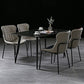 Modern Metal Dining Room Chairs Upholstered Side PU Leather Armless Chairs Clearhalo ' kitchen&dining_furn' 'Dining Chairs' 'Dining Tables & Seating' 'dining_chair' 'furn' 'furn_dining_chair' 'Furniture' 'furniture_dining_chair' 'Kitchen & Dining Furniture' 'kitchen' 1200x1200_bb10adce-d45c-4ad5-a10d-9390fc9a44c1