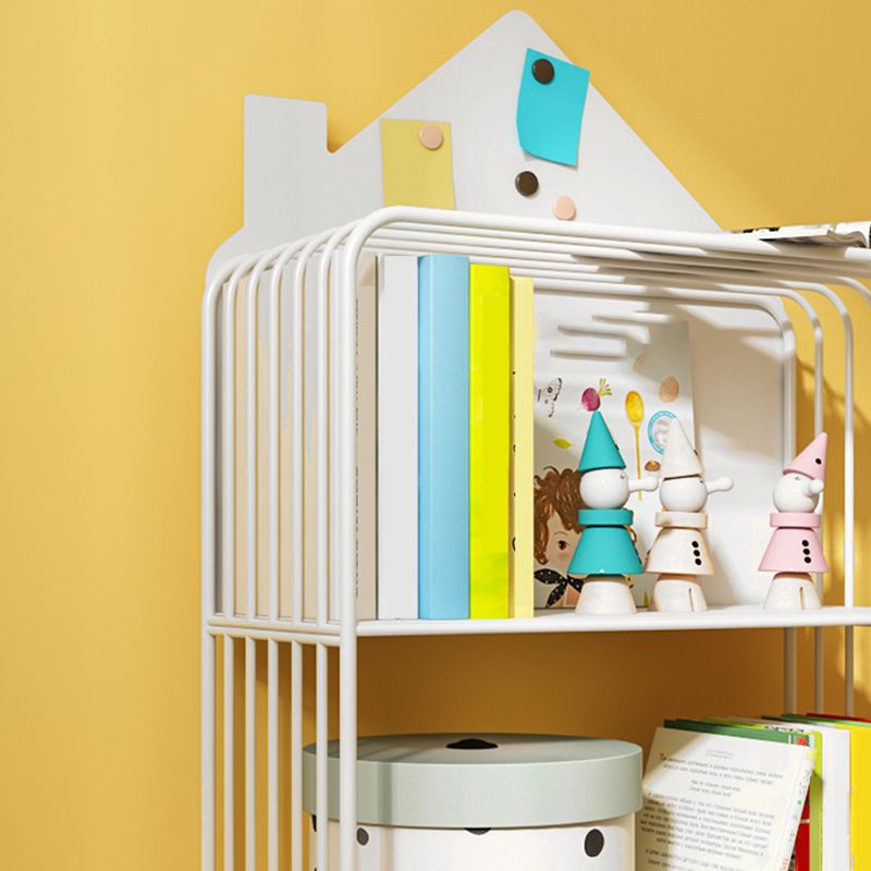 Iron 11" Wide Book Shelf Open Bookcase Vertical Bookcase Shelves Included