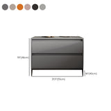 Comodino moderno al comodino in pelle con cassetti con cassetti