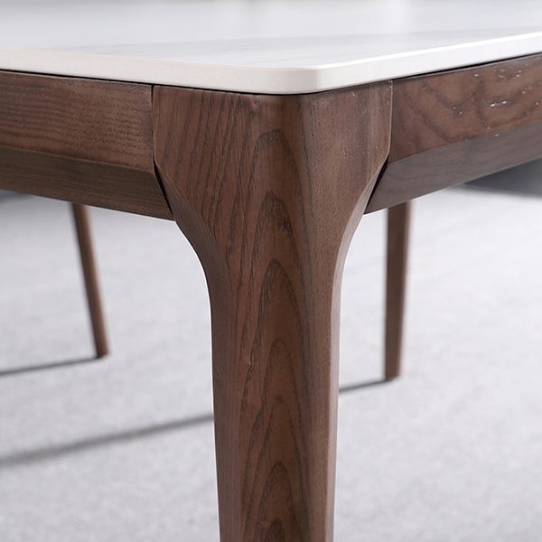 Midcentury Style Rectangle Dining Table Stone Dining Room Collection for Indoor Clearhalo ' dining_table' 'Dining Tables & Seating' 'Dining Tables' 'furn' 'furn_dining_table' 'Furniture' 'furniture_dining_table' 'Kitchen & Dining Furniture' 'kitchen&dining_furn' 'kitchen' 'kitchen_dining_table' 1200x1200_bb189ff8-f83d-4920-8d13-46674dfd6766