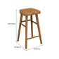 Ensemble de Table de bar rectangulaire moderne, 1/2/4/7 pièces, Table de bar en bois massif et tabourets sans dossier