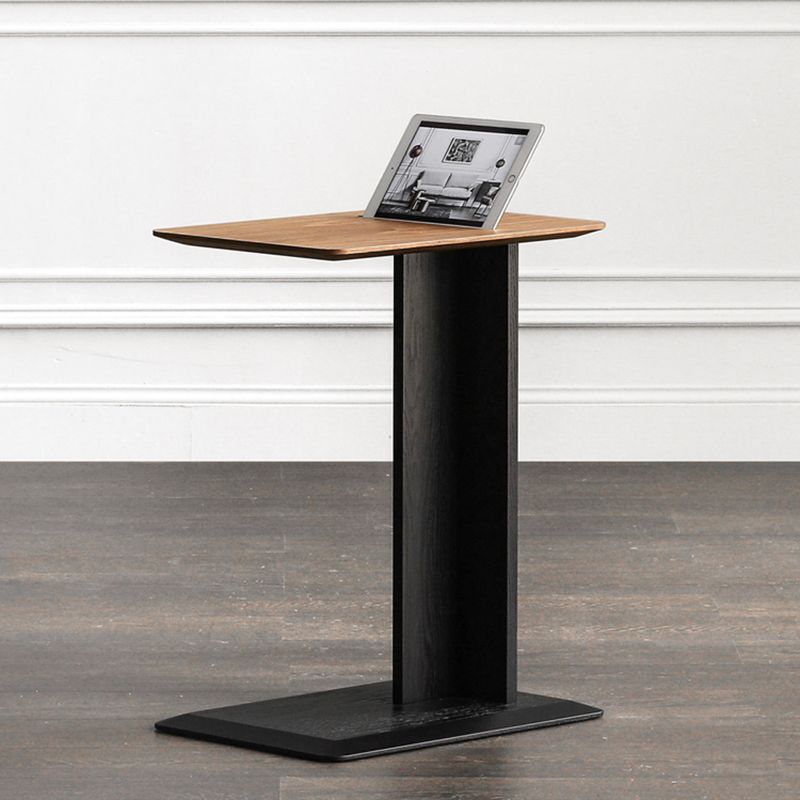 Modern Accent Side Table Wood Square Pedestal Side Table for Living Room Clearhalo 'Coffee & Accent Tables' 'End & Side Tables' 'end_side_tables' 'furn' 'furn_end_side_tables' 'Furniture' 'Living Room Furniture' 1200x1200_bb1a99b9-4d88-4ed3-abe8-3ada59f47f24