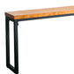 Table de acento de madera moderna de mediados de siglo Mesa de consola rectangular