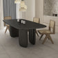 Rectangle Minimalist Dining Table Black Solid Wood Fixed Table for Restaurant Clearhalo ' dining_table' 'Dining Tables & Seating' 'Dining Tables' 'furn' 'furn_dining_table' 'Furniture' 'furniture_dining_table' 'Kitchen & Dining Furniture' 'kitchen&dining_furn' 'kitchen' 'kitchen_dining_table' 1200x1200_bb1da83b-2105-4c30-91cd-9ca106f66d6b