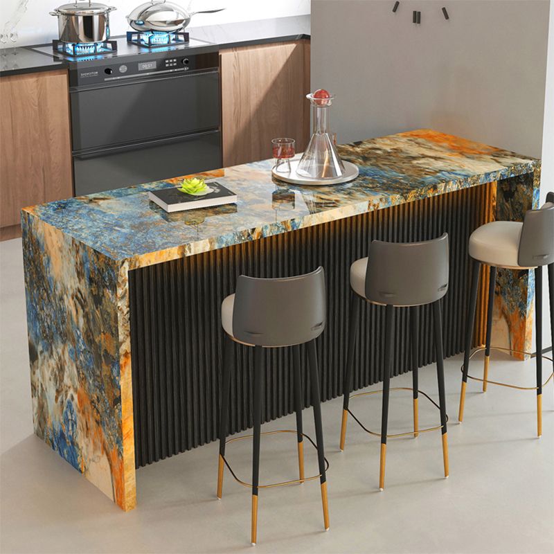 Moderne stijl stenen rechthoek bar wijntafel tafel voor woonkamer