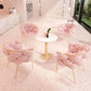 Glam Style Dining Room Set with Round Sintered Stone Top and Pedestal Base Dining Furniture Clearhalo 'Dining Room Sets' 'Dining Tables & Seating' 'dining_room_set' 'furn' 'furn_dining_room_set' 'Furniture' 'furniture_dining_room_set' 'Kitchen & Dining Furniture' 'kitchen&dining_furn' 'kitchen' 1200x1200_bb1f3a48-ab9d-4cfe-aad7-f7fc1ee39889