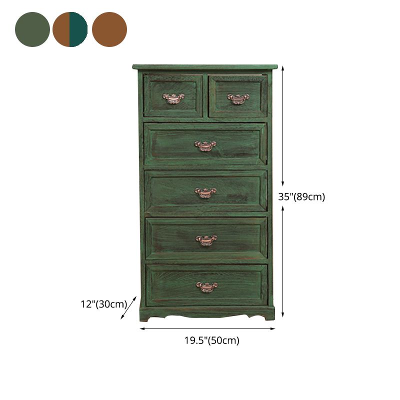 14" W Wooden Lingerie Chest Traditional Storage Chest with Drawers Clearhalo 'Bedroom Furniture' 'Dressers & Chests' 'dressers_chests' 'furn' 'furn_dressers_chests' 'Furniture' 1200x1200_bb24c3fa-6132-4d35-afb0-1ce886afd566