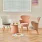 Modern Design Upholstered Dining Chairs Solid Back Chair for Home