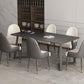 Sintered Stone Dining Table Modern Double Pedestal Dining Table Clearhalo ' dining_table' 'Dining Tables & Seating' 'Dining Tables' 'furn' 'furn_dining_table' 'Furniture' 'furniture_dining_table' 'Kitchen & Dining Furniture' 'kitchen&dining_furn' 'kitchen' 'kitchen_dining_table' 1200x1200_bb2b5db5-3424-4802-bb65-266f33731912