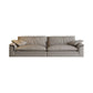 Grey Contemporary Faux Leather Pillow Top Arm Sofa with Loose Back for Living Room Clearhalo 'furn' 'furn_sofas' 'Furniture' 'furniture_sofas' 'kitchen' 'kitchen_sofas' 'Living Room Furniture' 'Sofa' 'sofas' 1200x1200_bb2bd8f2-772e-4b3a-89b6-a1e6ace06775