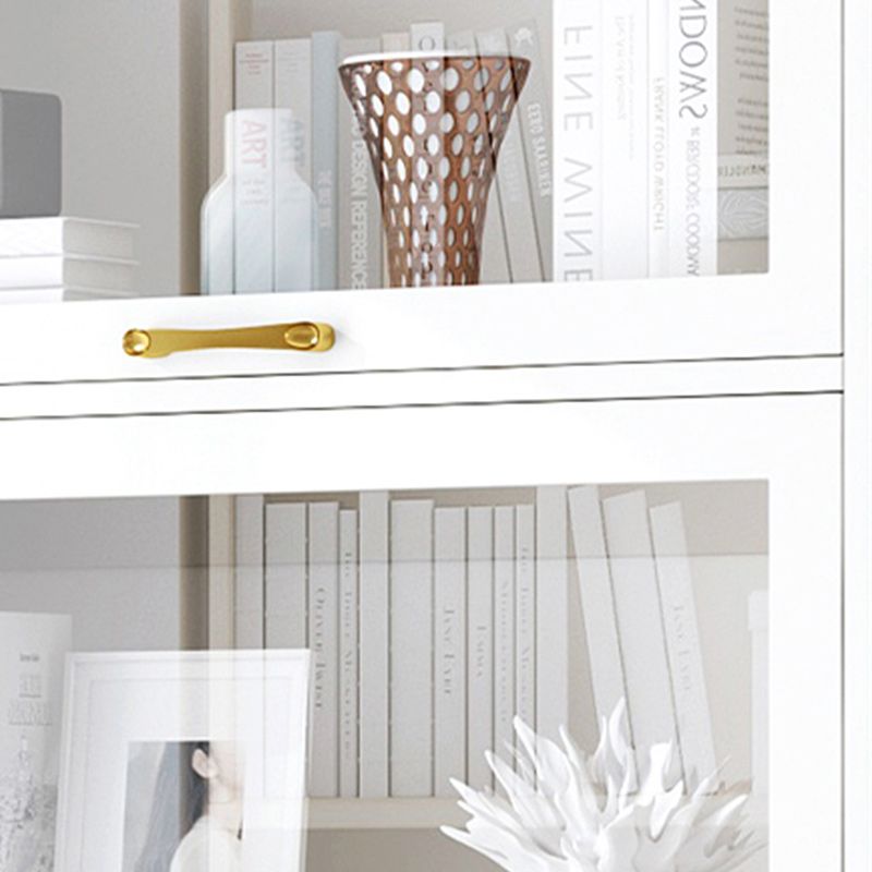 Modern Engineered Wood Bookshelf Standard Closed Back Bookcase