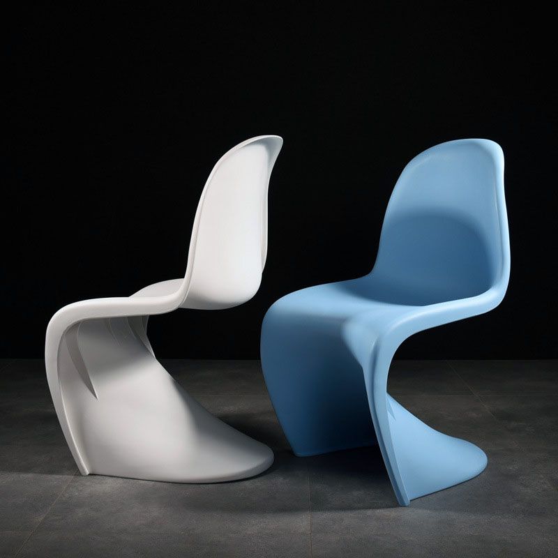 Nordic Style Armless Solid Back Chair Plastic Side Chair for Home Clearhalo 'Dining Chairs' 'Dining Tables & Seating' 'dining_chair' 'Furniture' 'furniture_dining_chair' 'Kitchen & Dining Furniture' 1200x1200_bb301de1-8d80-435b-93aa-cef435a1fa93