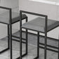 Scandinavian Style Bar-stool with Sled Legs Square Seat Counter Stool for Kitchen Bar Clearhalo 'Bar Furniture' 'Bar Stools' 'bar_stools' 'furn' 'furn_bar_stools' 'furniture_bar_stools' 'Kitchen & Dining Furniture' 'kitchen&dining_furn' 'kitchen' 'kitchen_furn' Furniture' 1200x1200_bb306f90-95af-48f4-bb0f-5b24865b3c1e