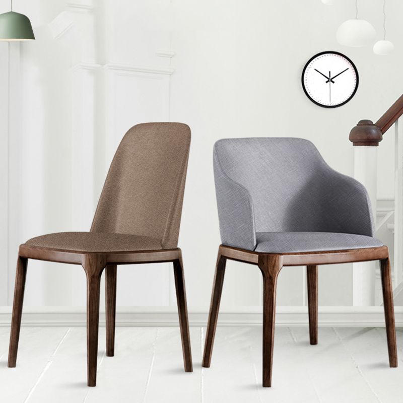 Contemporary Modern Wood Side Chairs Indoor-Outdoor Parsons Chair Clearhalo ' kitchen&dining_furn' 'Dining Chairs' 'Dining Tables & Seating' 'dining_chair' 'Furniture' 'furniture_dining_chair' 'Kitchen & Dining Furniture' 'kitchen' 1200x1200_bb32869e-adec-4685-84f1-4d8d00419825