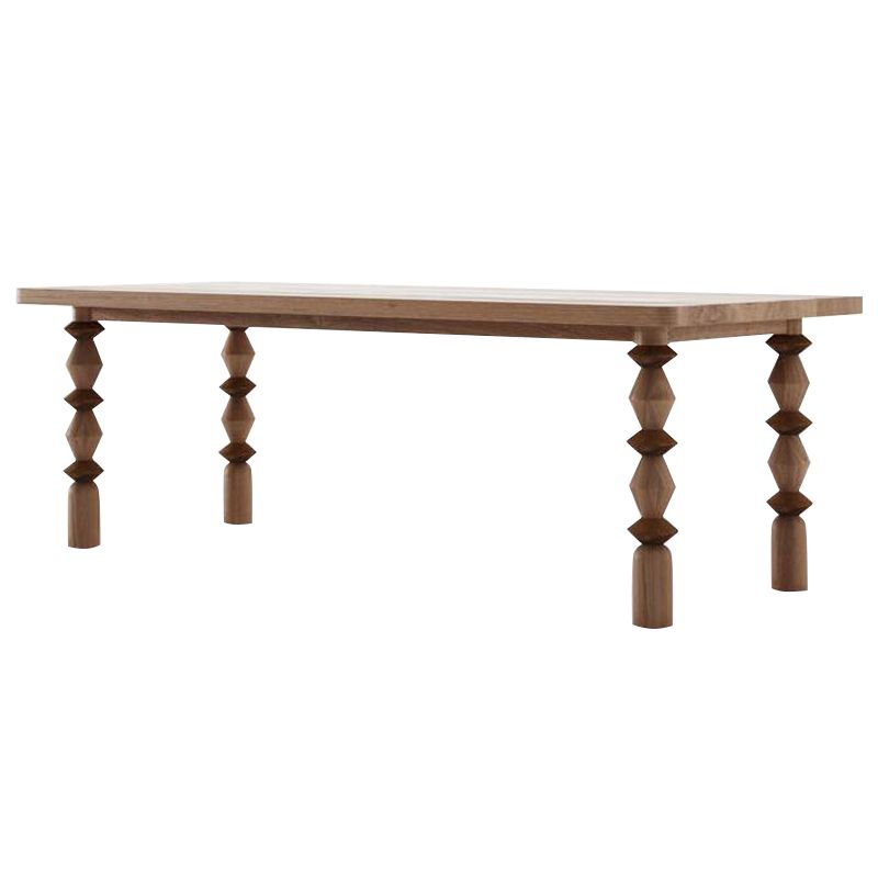 Rectangle Casual Dining Table Solid Wood Fixed Table with 4 Legs Clearhalo ' dining_table' 'Dining Tables & Seating' 'Dining Tables' 'furn' 'furn_dining_table' 'Furniture' 'furniture_dining_table' 'Kitchen & Dining Furniture' 'kitchen&dining_furn' 'kitchen' 'kitchen_dining_table' 1200x1200_bb34f6ac-abb0-447b-854f-64c5eaf687a4