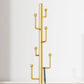 Marble Base Hall Tree Light Luxury Hanger Coat Metal Coat Rack with 6 Hooks Clearhalo 'Entry & Mudroom Furniture' 'furn' 'furn_hall_tree_coat_racks' 'Furniture' 'Hall Trees & Coat Racks' 'hall_tree_coat_racks' 1200x1200_bb35d2e1-1eee-4ca2-a5c4-f231a9d521fe