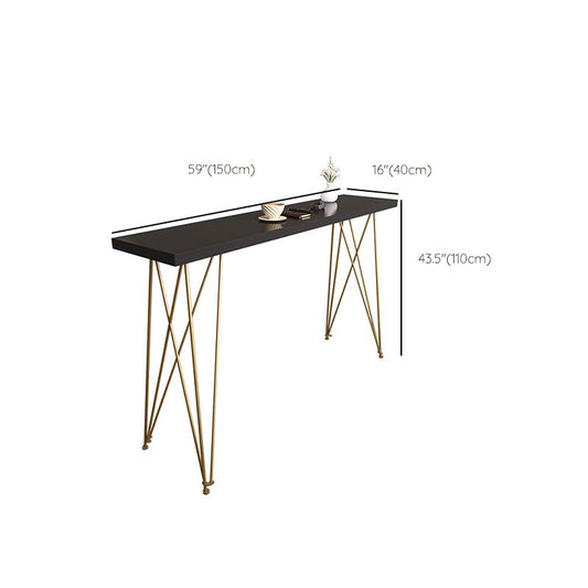 Glam 1/3/4/5 stukken staaftafel set rechthoekige dennenhout aanrecht met ontlasting voor binnen