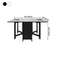 Foldable Dining Table Modern Rectangle Table with Storage Base (table only) Clearhalo ' dining_table' 'Dining Tables & Seating' 'Dining Tables' 'furn' 'furn_dining_table' 'Furniture' 'furniture_dining_table' 'Kitchen & Dining Furniture' 'kitchen&dining_furn' 'kitchen' 'kitchen_dining_table' 1200x1200_bb35da2c-41c6-42f2-8387-764b30c4bf3f