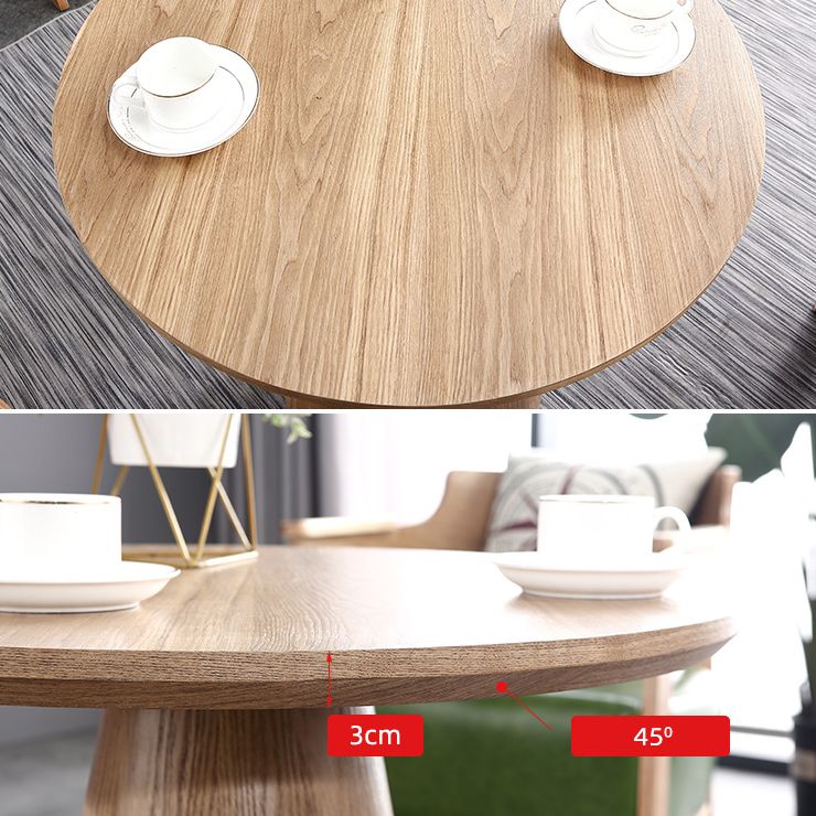Solid Wood Brown Tone Dining Table Contemporary Pedestal Table for Dining Room Clearhalo ' dining_table' 'Dining Tables & Seating' 'Dining Tables' 'furn' 'furn_dining_table' 'Furniture' 'furniture_dining_table' 'Kitchen & Dining Furniture' 'kitchen&dining_furn' 'kitchen' 'kitchen_dining_table' 1200x1200_bb35fb27-c2db-4a60-8fb2-e7068d086495