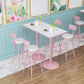 Stone Bar Dining Table Modern Bar Table with Iron Base for Dining Room Clearhalo 'Bar Furniture' 'Bar Tables' 'bar_tables' 'furn' 'furn_bar_tables' 'Furniture' 'furniture_bar_tables' 'Kitchen & Dining Furniture' 1200x1200_bb382c8d-e2ba-4161-bfd3-a2cce957d432