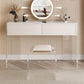 Stone Top Make-up Vanity White Wood Dressing Table with 2 Storage Drawers Clearhalo 'Bedroom Furniture' 'furn' 'furn_makeup_vanities' 'Furniture' 'Makeup Vanities' 'makeup_vanities' 1200x1200_bb399c9f-aa2d-47e1-93d4-e6545a53c1dc
