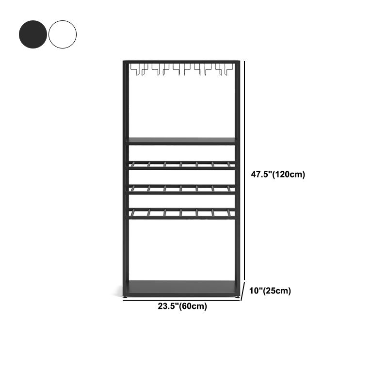 Botella de vino independiente y rejilla de vinos industrial