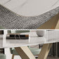 Traditional Luxury Sintered Stone Top Dining Table Rectangle Table in White with Gold Pedestal Clearhalo ' dining_table' 'Dining Tables & Seating' 'Dining Tables' 'furn' 'furn_dining_table' 'Furniture' 'furniture_dining_table' 'Kitchen & Dining Furniture' 'kitchen&dining_furn' 'kitchen' 'kitchen_dining_table' 1200x1200_bb3ed272-55c6-4428-a80b-600ab4189a64