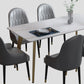Glam Dining Table Set 1/2/5/6/7 Pieces Sintered Stone Dining Set Clearhalo 'Dining Room Sets' 'Dining Tables & Seating' 'dining_room_set' 'furn' 'furn_dining_room_set' 'Furniture' 'Kitchen & Dining Furniture' 1200x1200_bb3ef1b1-5b39-458c-b9a5-a2acc6731967