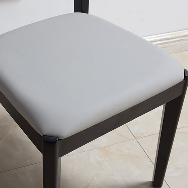 Industrial Dining Chair Open Back Chair with Black Wood Legs for Home Use Clearhalo ' kitchen&dining_furn' 'Dining Chairs' 'Dining Tables & Seating' 'dining_chair' 'furn' 'furn_dining_chair' 'Furniture' 'furniture_dining_chair' 'Kitchen & Dining Furniture' 'kitchen' 1200x1200_bb4339a0-949c-409f-811c-453332777223