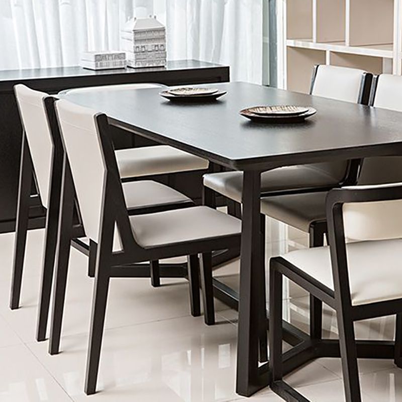 Modern Wood Glam Dining Chair Side Open Back Chair for Kitchen Clearhalo 'Dining Chairs' 'Dining Tables & Seating' 'dining_chair' 'furn' 'furn_dining_chair' 'Furniture' 'Kitchen & Dining Furniture' 1200x1200_bb454fb5-8667-4be4-b0cd-db4086792e14