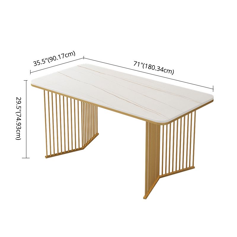 Scandinavian Sintered Stone Dining Room Furniture with Double Pedestal Table Dining Table Sets Clearhalo 'Dining Room Sets' 'Dining Tables & Seating' 'dining_room_set' 'furn' 'furn_dining_room_set' 'Furniture' 'furniture_dining_room_set' 'Kitchen & Dining Furniture' 'kitchen&dining_furn' 'kitchen' 1200x1200_bb45aea6-78e0-4a03-b403-d4b943bf104e