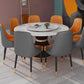 White Marble Top Dining Site Table Traditional Luxury Round Pedestal Table Clearhalo 'Dining Tables & Seating' 'Dining Tables' 'dining_table' 'furn' 'furn_dining_table' 'Furniture' 'furniture_dining_table' 'Kitchen & Dining Furniture' 1200x1200_bb492dfb-aece-405d-bd7d-e98cc263b6f5