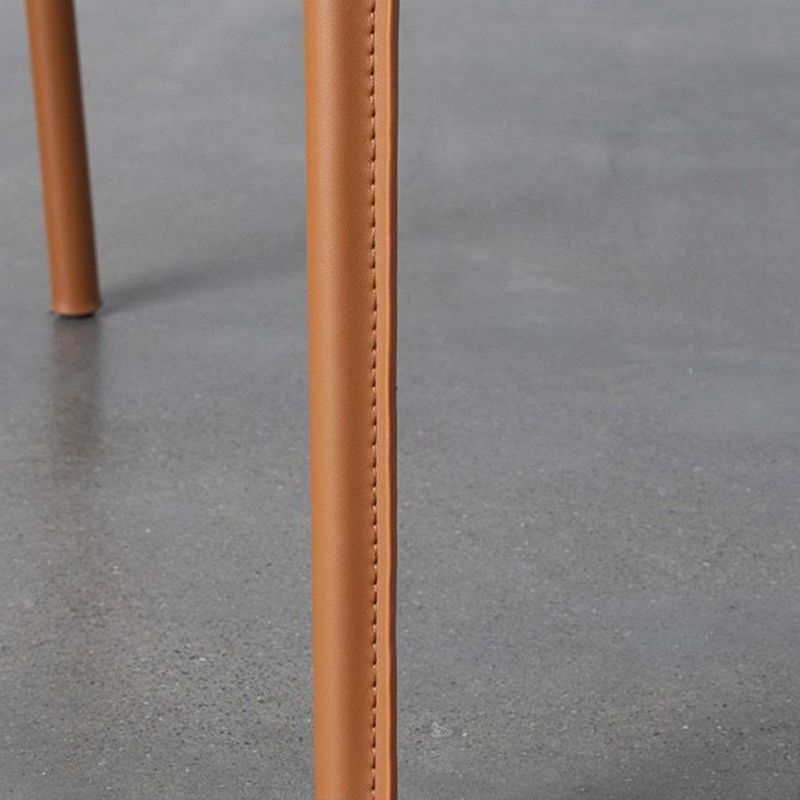 Home Faux Leather Side Chair Dining Room Parsons Dineren fauteuil