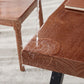 Solid Wood Industrial Dining Table Set 1/2/5/7 Pieces Brown Dinette Set for Home