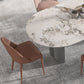 Sintered Stone Dining Table Modern Table in White with Grey Double Pedestal Clearhalo ' dining_table' 'Dining Tables & Seating' 'Dining Tables' 'furn' 'furn_dining_table' 'Furniture' 'furniture_dining_table' 'Kitchen & Dining Furniture' 'kitchen&dining_furn' 'kitchen' 'kitchen_dining_table' 1200x1200_bb4e96f9-b6ec-41db-941a-0f0a0bddaf6c