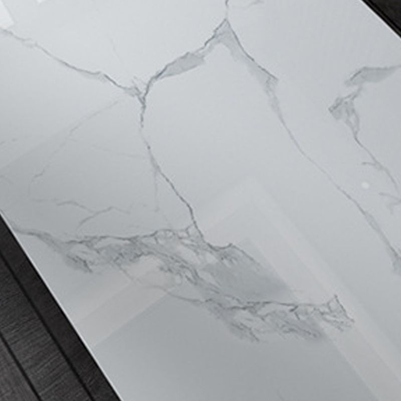 Contemporary White Office Desk with Metal Legs Marble Writing Desk Clearhalo 'furn' 'furn_office_desk' 'Furniture' 'Office Desks' 'Office Furniture' 'office_desk' 1200x1200_bb4f8513-c317-4599-bac2-8b3d3f301b3d