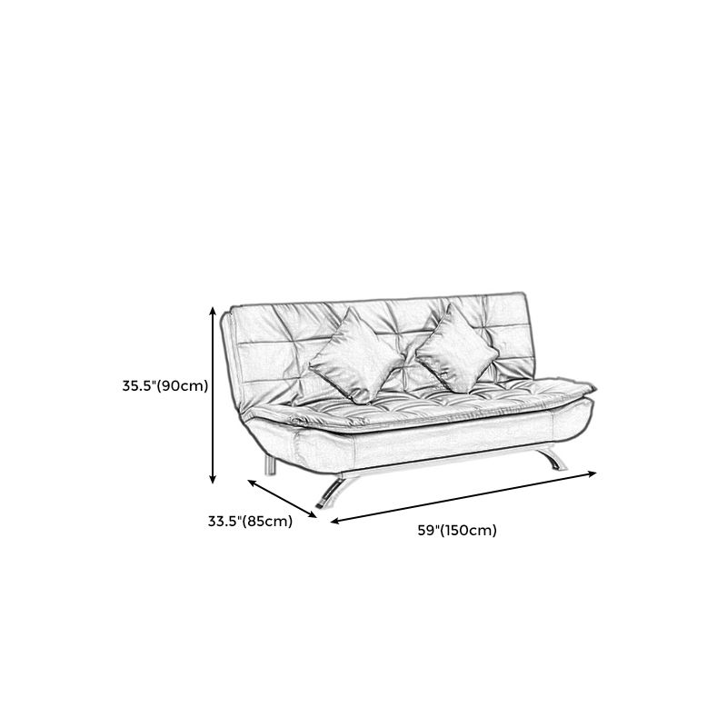 Square Seating Settee Armless Sofa Chaise for Bonus Room Living Room Clearhalo 'furn' 'furn_sofas' 'Furniture' 'furniture_sofas' 'kitchen' 'kitchen_sofas' 'Living Room Furniture' 'Sofa' 'sofas' 1200x1200_bb50e41f-880b-40c0-8c21-847a3e700a32