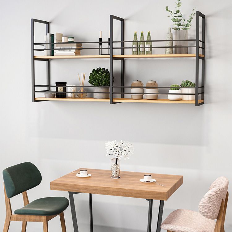 11.81"W Bookshelf Industrial Style Wall Mounted Bookcase for Home Office Clearhalo 'Bookcases' 'furn' 'furn_bookcases' 'Furniture' 'furniture_bookcases' 'kitchen' 'kitchen_bookcases' 'Living Room Furniture' 'Office Furniture' 1200x1200_bb5159f3-4946-49ea-90c0-0aed8e8c2c22